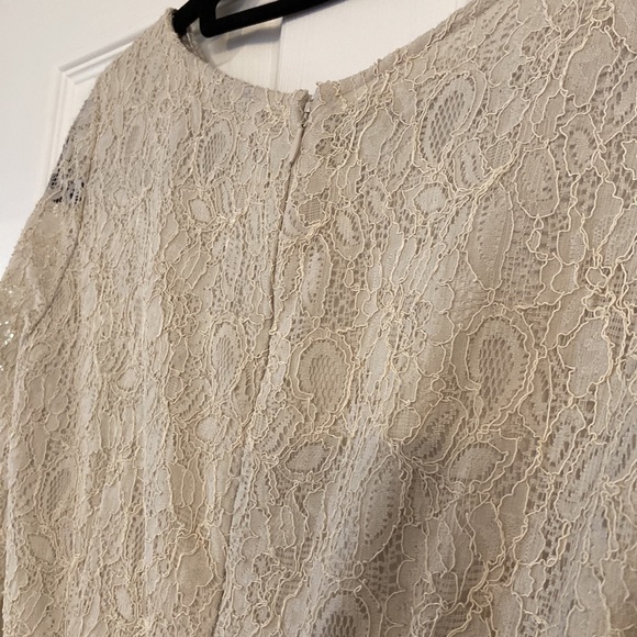 Small French Connection Lace White/Cream Dress - Picture 4 of 4